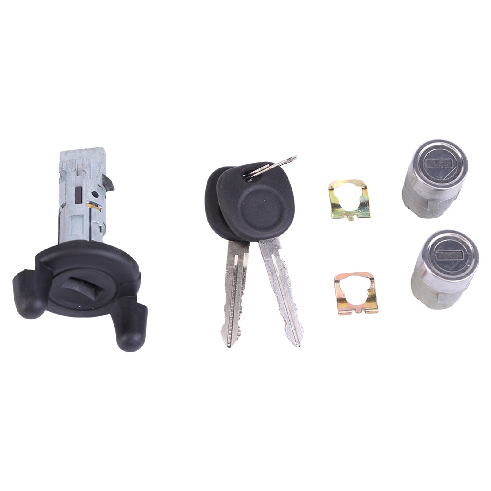 Front Door Lock Cylinder and Ignition Switch for Chevrolet Tahoe Silverado GMC Sierra 1998-2005, 704600, 702912, 598007